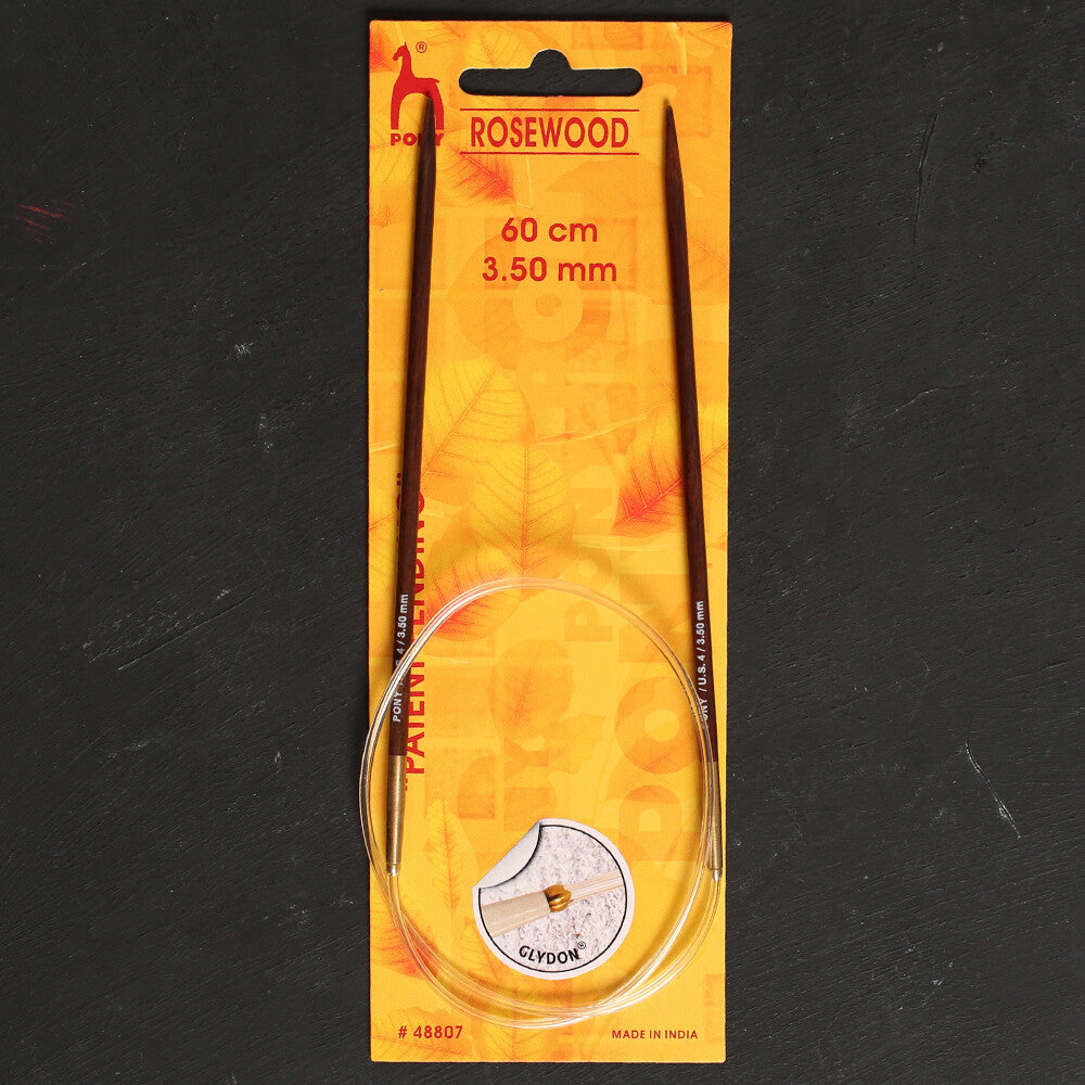 Pony Rosewood 3.5 mm 60 cm Gül Ağacı Misinalı Şiş - 48807